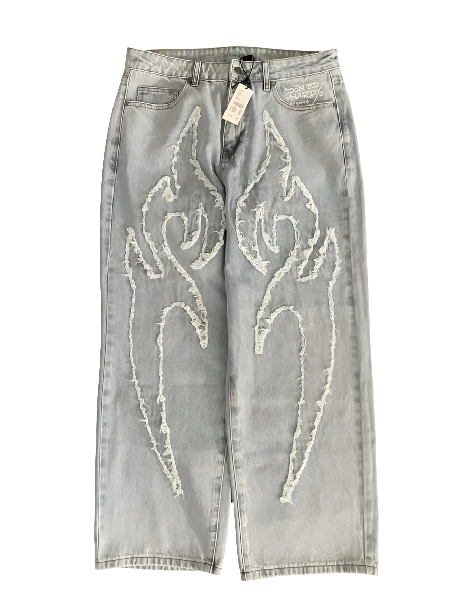 Ed Hardy flame jeans