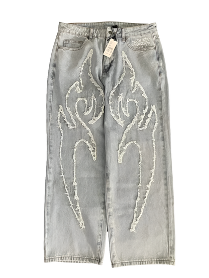 Ed Hardy flame jeans